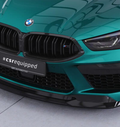 Lame de parechoc avant pour BMW M8 F91 / F92 / F93 cabriolet / coupé et Gran coupé (depuis 2018) - Fabriqué en ABS (6 finitions au choix)