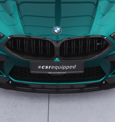 Lame de parechoc avant pour BMW M8 F91 / F92 / F93 cabriolet / coupé et Gran coupé (depuis 2018) - Fabriqué en ABS (6 finitions au choix)