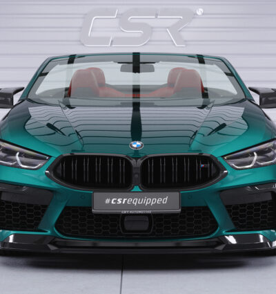 Lame de parechoc avant pour BMW M8 F91 / F92 / F93 cabriolet / coupé et Gran coupé (depuis 2018) - Fabriqué en ABS (6 finitions au choix)