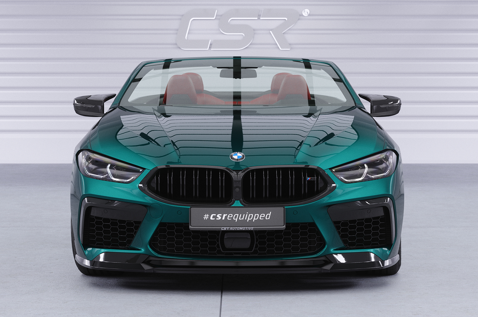 Lame de parechoc avant pour BMW M8 F91 / F92 / F93 cabriolet / coupé et Gran coupé (depuis 2018) - Fabriqué en ABS (6 finitions au choix)