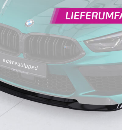 Lame de parechoc avant pour BMW M8 F91 / F92 / F93 cabriolet / coupé et Gran coupé (depuis 2018) - Fabriqué en ABS (6 finitions au choix)