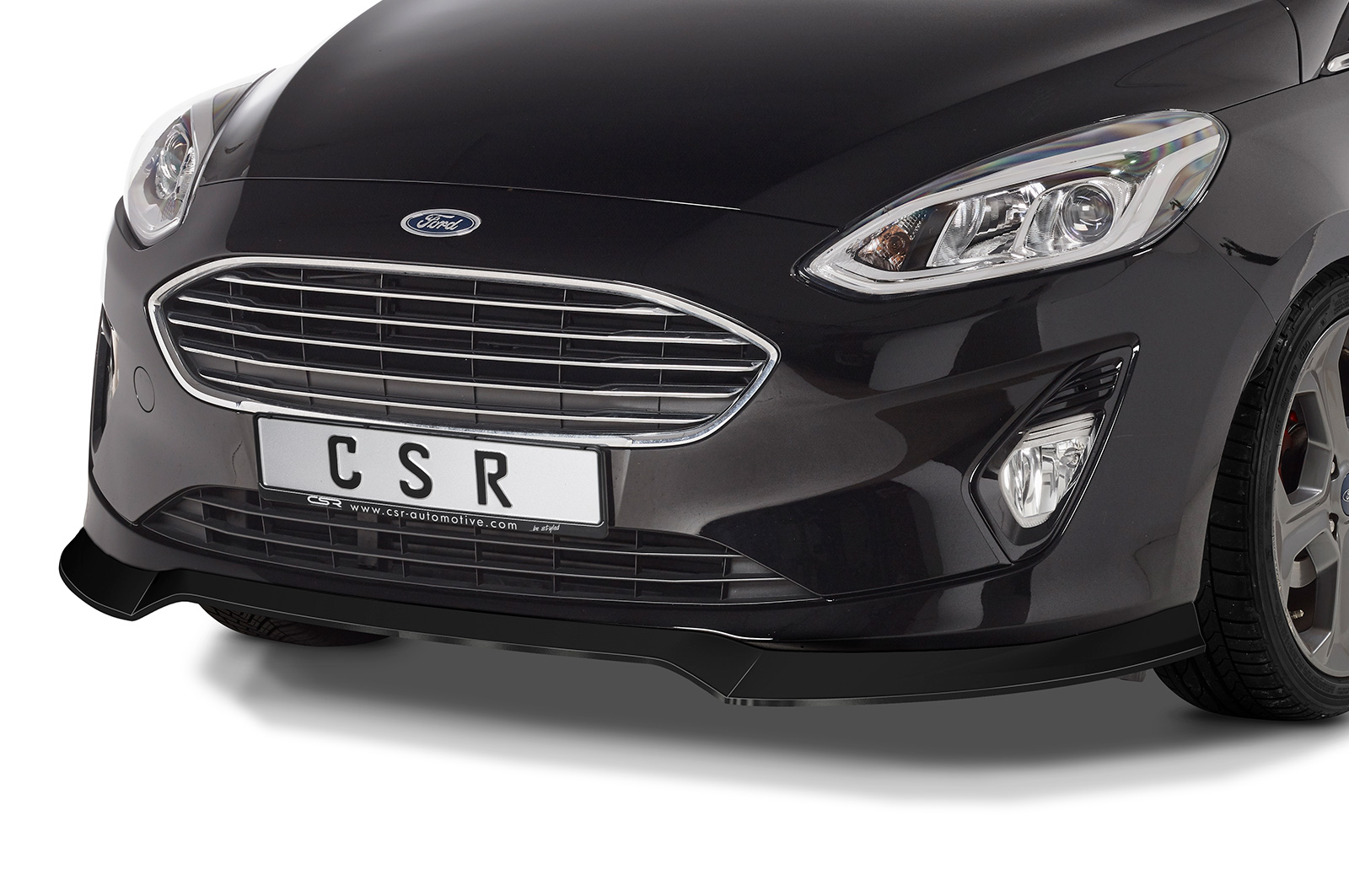 Lame de parechoc avant pour Ford Fiesta MK8 toutes carrosseries (depuis 2017) - Fabriqué en ABS (6 finitions au choix)