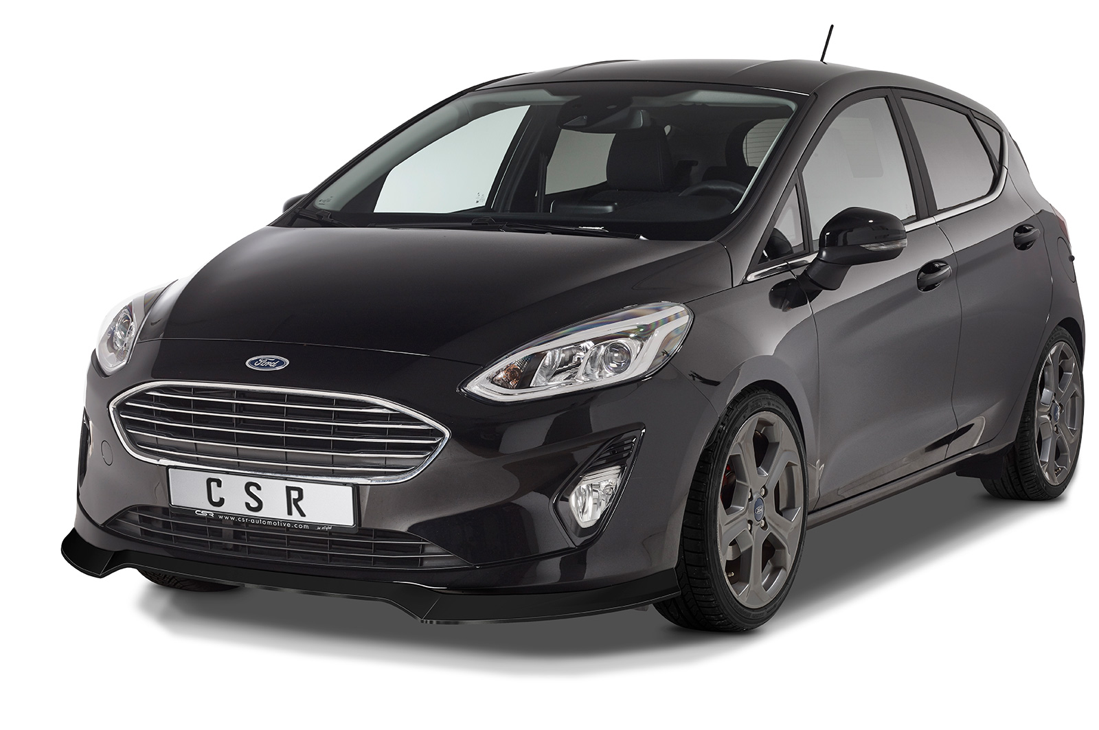 Lame de parechoc avant pour Ford Fiesta MK8 toutes carrosseries (depuis 2017) - Fabriqué en ABS (6 finitions au choix)