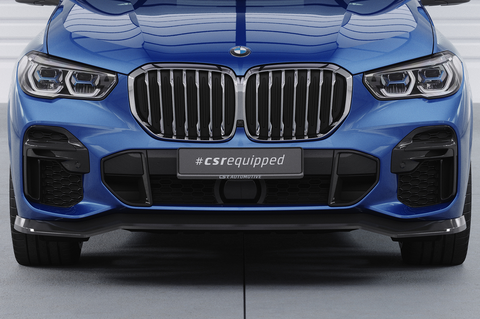 Lame de parechoc avant pour BMW X5 (G05) Pack M (depuis 11/2018) - Fabriqué en ABS (6 finitions au choix)