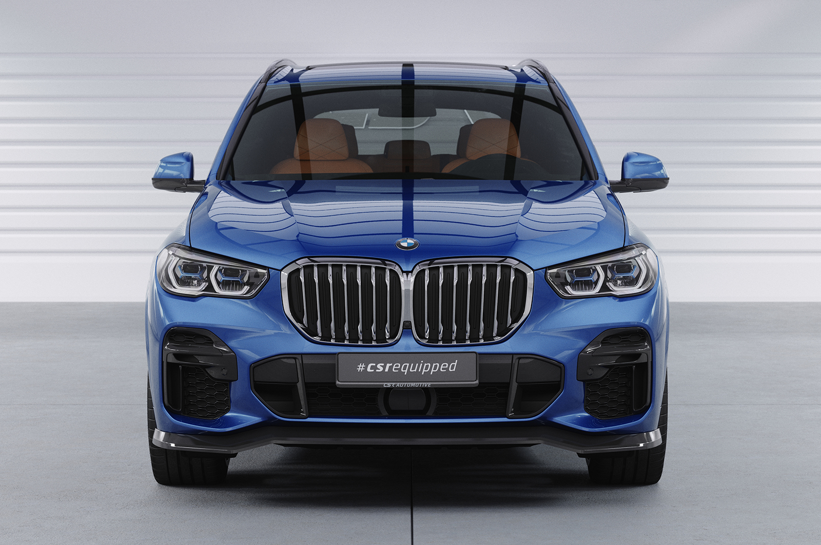 Lame de parechoc avant pour BMW X5 (G05) Pack M (depuis 11/2018) - Fabriqué en ABS (6 finitions au choix)