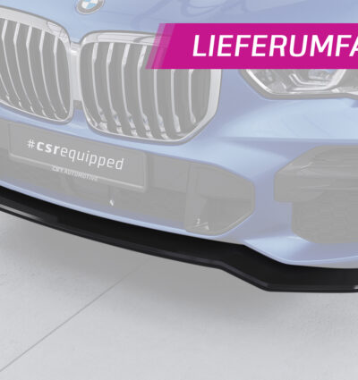 Lame de parechoc avant pour BMW X5 (G05) Pack M (depuis 11/2018) - Fabriqué en ABS (6 finitions au choix)