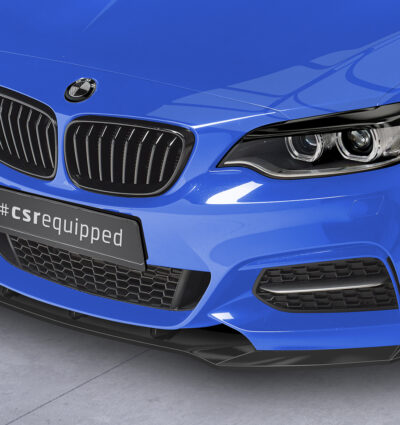 Lame de parechoc avant pour BMW Série 2 (F22 / F23) Pack M (11/2013-07/2021) - Fabriqué en ABS (6 finitions au choix)