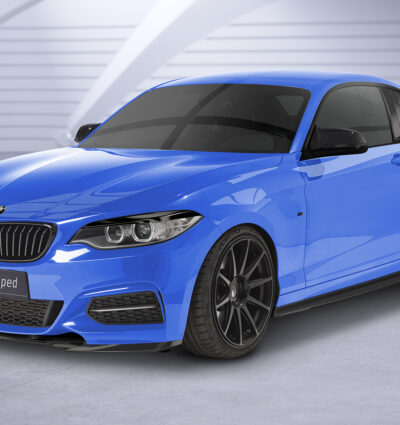 Lame de parechoc avant pour BMW Série 2 (F22 / F23) Pack M (11/2013-07/2021) - Fabriqué en ABS (6 finitions au choix)