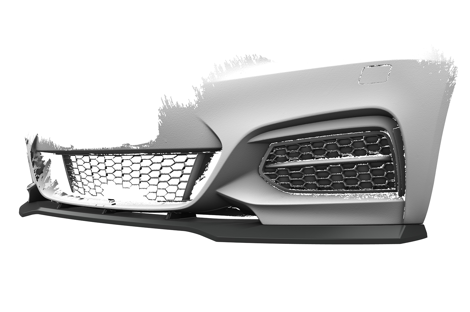 Lame de parechoc avant pour BMW Série 2 (F22 / F23) Pack M (11/2013-07/2021) - Fabriqué en ABS (6 finitions au choix)