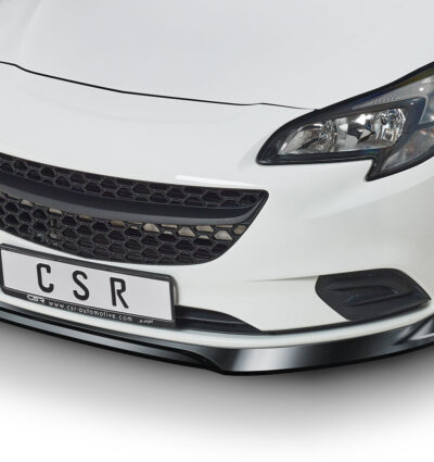 Lame de parechoc avant pour Opel Corsa E toutes carrosseries (2014-2019) - Fabriqué en ABS (6 finitions au choix)