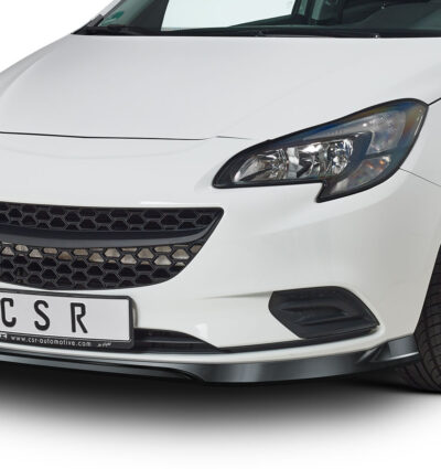 Lame de parechoc avant pour Opel Corsa E toutes carrosseries (2014-2019) - Fabriqué en ABS (6 finitions au choix)