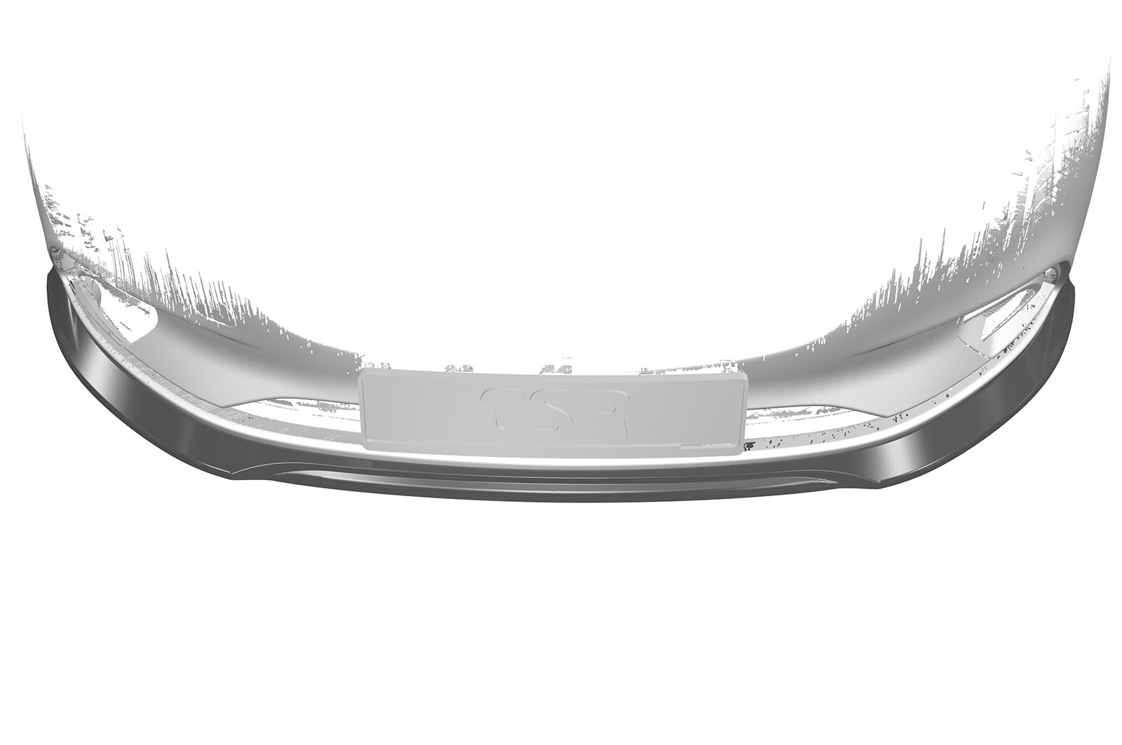 Lame de parechoc avant pour Opel Corsa E toutes carrosseries (2014-2019) - Fabriqué en ABS (6 finitions au choix)