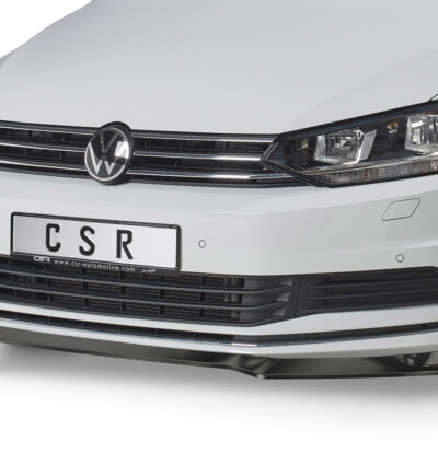 Lame de parechoc avant pour VW Touran II (Typ 5T) toutes carrosseries (depuis 05/2015) - Fabriqué en ABS (6 finitions au choix)