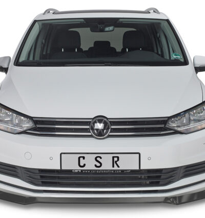 Lame de parechoc avant pour VW Touran II (Typ 5T) toutes carrosseries (depuis 05/2015) - Fabriqué en ABS (6 finitions au choix)