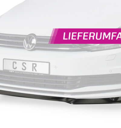 Lame de parechoc avant pour VW Touran II (Typ 5T) toutes carrosseries (depuis 05/2015) - Fabriqué en ABS (6 finitions au choix)