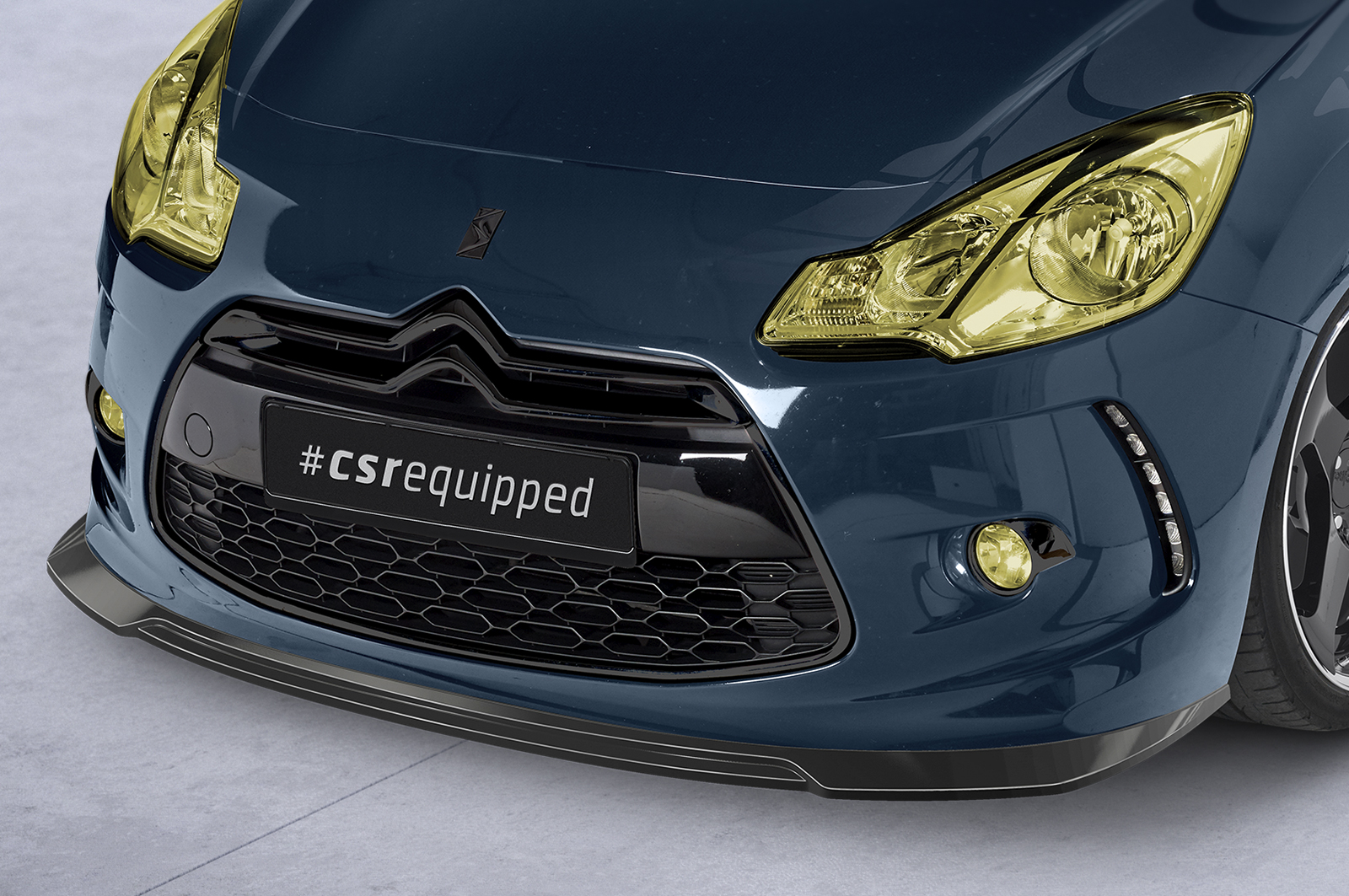 Lame de parechoc avant pour Citroen DS3 toutes carrosseries (2010-2016) - Fabriqué en ABS (6 finitions au choix)
