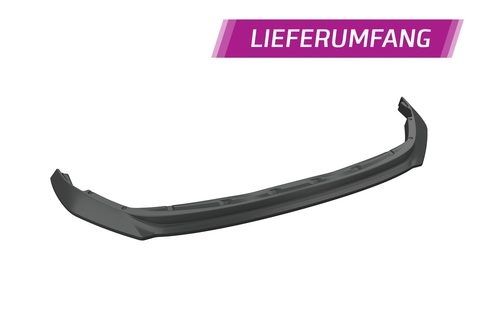 Lame de parechoc avant pour Renault Clio V toutes carrosseries (depuis 2019) - Fabriqué en ABS (6 finitions au choix)