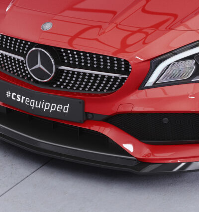 Lame de parechoc avant pour Mercedes-Benz CLA C117 X117 AMG-Line (facelift) (depuis 2016) - Fabriqué en ABS (6 finitions au choix)