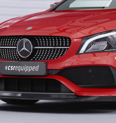 Lame de parechoc avant pour Mercedes-Benz CLA C117 X117 AMG-Line (facelift) (depuis 2016) - Fabriqué en ABS (6 finitions au choix)