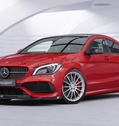 Lame de parechoc avant pour Mercedes-Benz CLA C117 X117 AMG-Line (facelift) (depuis 2016) - Fabriqué en ABS (6 finitions au choix)