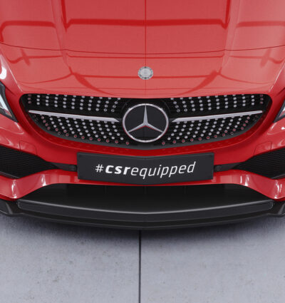 Lame de parechoc avant pour Mercedes-Benz CLA C117 X117 AMG-Line (facelift) (depuis 2016) - Fabriqué en ABS (6 finitions au choix)