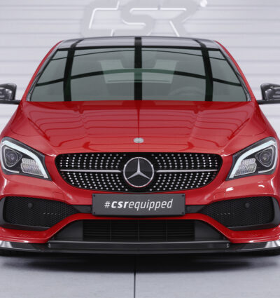 Lame de parechoc avant pour Mercedes-Benz CLA C117 X117 AMG-Line (facelift) (depuis 2016) - Fabriqué en ABS (6 finitions au choix)