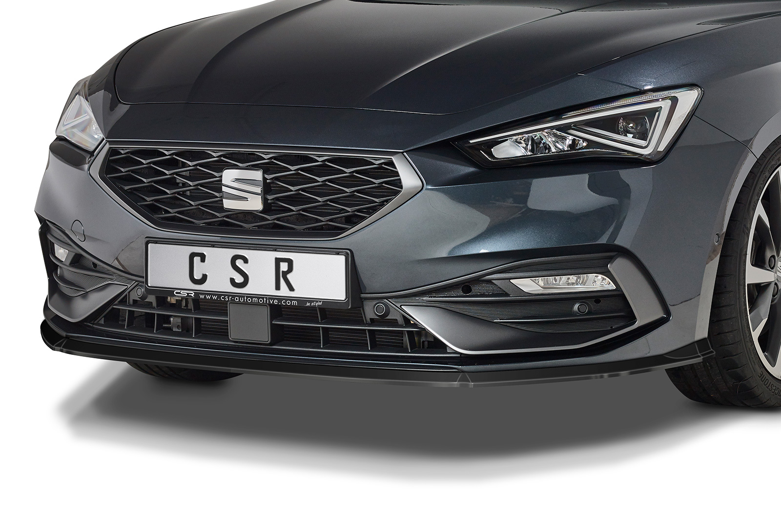 Lame de parechoc avant pour Seat Leon IV (Typ KL) toutes carrosseries (depuis 2020) - Fabriqué en ABS (6 finitions au choix)