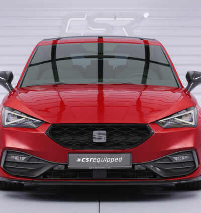 Lame de parechoc avant pour Seat Leon IV (Typ KL) toutes carrosseries (depuis 2020) - Fabriqué en ABS (6 finitions au choix)