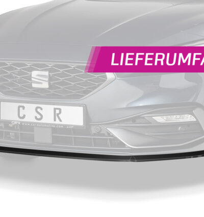 Lame de parechoc avant pour Seat Leon IV (Typ KL) toutes carrosseries (depuis 2020) - Fabriqué en ABS (6 finitions au choix)