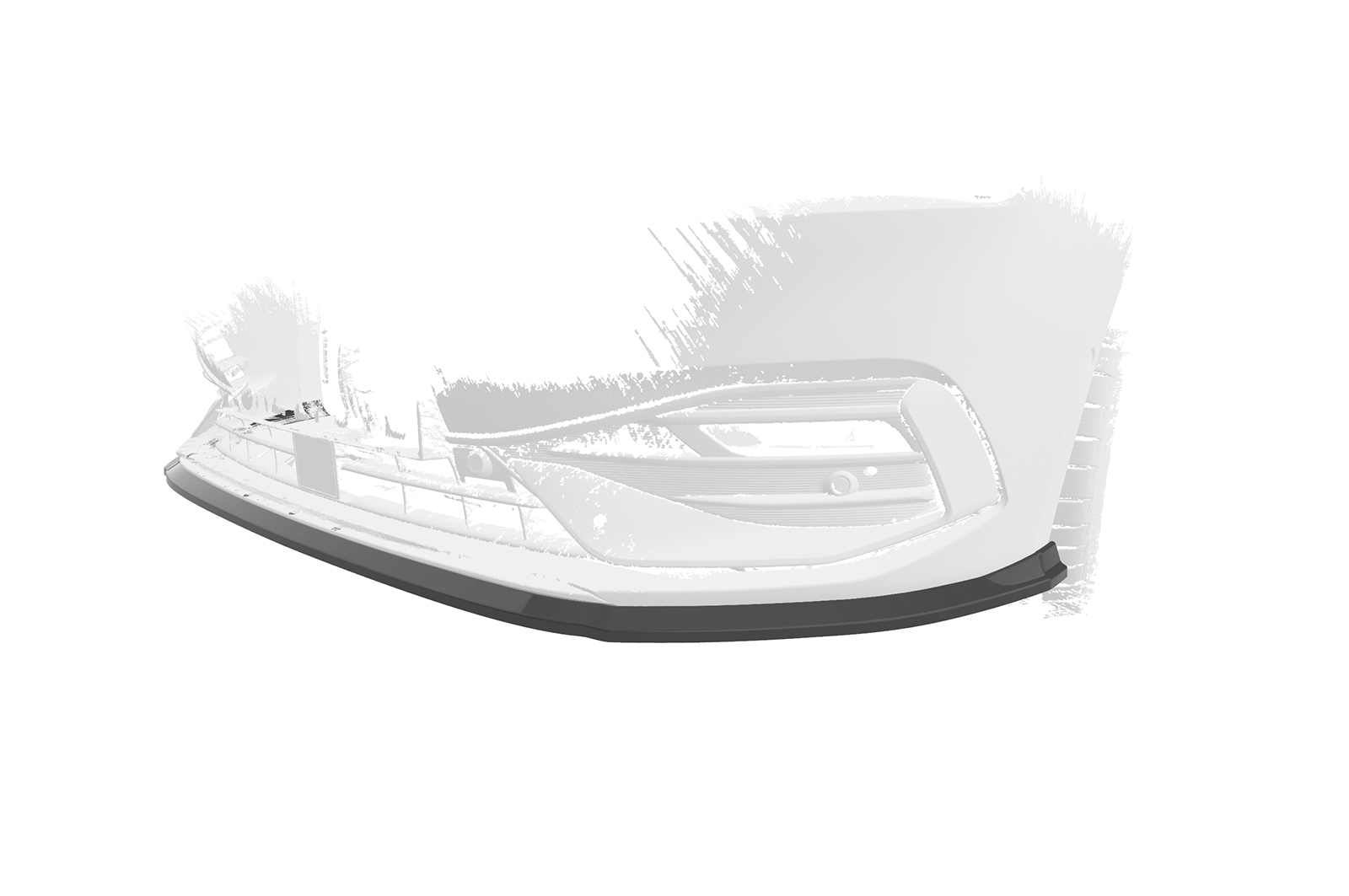 Lame de parechoc avant pour Seat Leon IV (Typ KL) toutes carrosseries (depuis 2020) - Fabriqué en ABS (6 finitions au choix)