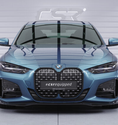 Lame de parechoc avant pour BMW Série 4 (G22 / G23) M440i / M440d et M Sport (Pack M) (depuis 2020) - Fabriqué en ABS (6 finitions au choix)
