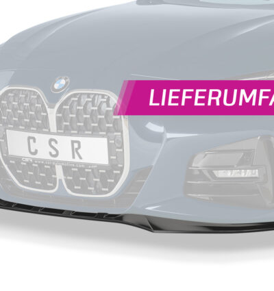Lame de parechoc avant pour BMW Série 4 (G22 / G23) M440i / M440d et M Sport (Pack M) (depuis 2020) - Fabriqué en ABS (6 finitions au choix)