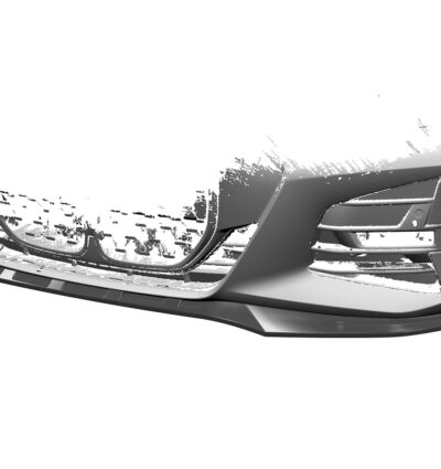 Lame de parechoc avant pour BMW Série 4 (G22 / G23) M440i / M440d et M Sport (Pack M) (depuis 2020) - Fabriqué en ABS (6 finitions au choix)