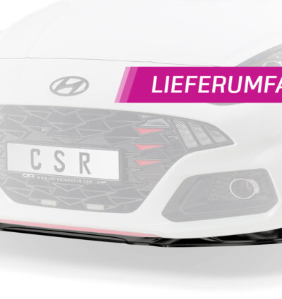 Lame de parechoc avant pour Hyundai I10 3. Generation N-Line (depuis 2020) - Fabriqué en ABS (6 finitions au choix)