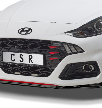 Lame de parechoc avant pour Hyundai I10 3. Generation N-Line (depuis 2020) - Fabriqué en ABS (6 finitions au choix)