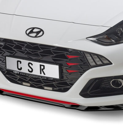 Lame de parechoc avant pour Hyundai I10 3. Generation N-Line (depuis 2020) - Fabriqué en ABS (6 finitions au choix)
