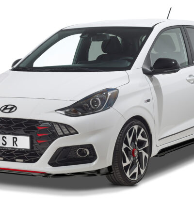 Lame de parechoc avant pour Hyundai I10 3. Generation N-Line (depuis 2020) - Fabriqué en ABS (6 finitions au choix)