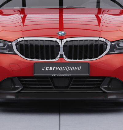 Lame de parechoc avant pour BMW Série 3 G20 / G21 berline / break (Sport Line et Luxury Line) (depuis 03/2019) - Fabriqué en ABS (6 finitions au choix)