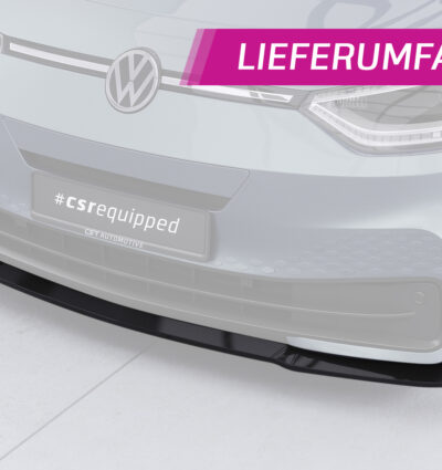 Lame de parechoc avant pour VW ID3 toutes carrosseries (depuis 11/2019) - Fabriqué en ABS (6 finitions au choix)