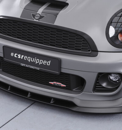 Lame de parechoc avant pour Mini Cooper R58 / R59 coupé John Cooper Works (JCW) (10/2011-05/2015) - Fabriqué en ABS (6 finitions au choix)