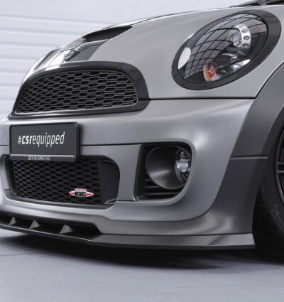 Lame de parechoc avant pour Mini Cooper R58 / R59 coupé John Cooper Works (JCW) (10/2011-05/2015) - Fabriqué en ABS (6 finitions au choix)