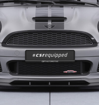 Lame de parechoc avant pour Mini Cooper R58 / R59 coupé John Cooper Works (JCW) (10/2011-05/2015) - Fabriqué en ABS (6 finitions au choix)