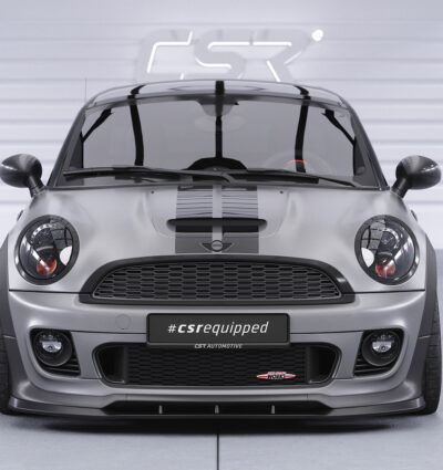 Lame de parechoc avant pour Mini Cooper R58 / R59 coupé John Cooper Works (JCW) (10/2011-05/2015) - Fabriqué en ABS (6 finitions au choix)