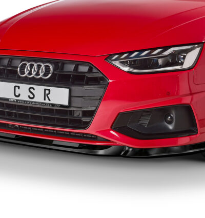 Lame de parechoc avant pour Audi A4 B9 (Typ 8W) toutes carrosseries (facelift) (depuis 05/2019) - Fabriqué en ABS (6 finitions au choix)