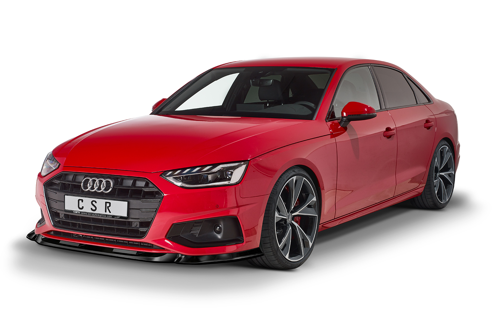 Lame de parechoc avant pour Audi A4 B9 (Typ 8W) toutes carrosseries (facelift) (depuis 05/2019) - Fabriqué en ABS (6 finitions au choix)