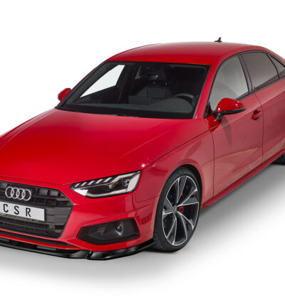 Lame de parechoc avant pour Audi A4 B9 (Typ 8W) toutes carrosseries (facelift) (depuis 05/2019) - Fabriqué en ABS (6 finitions au choix)