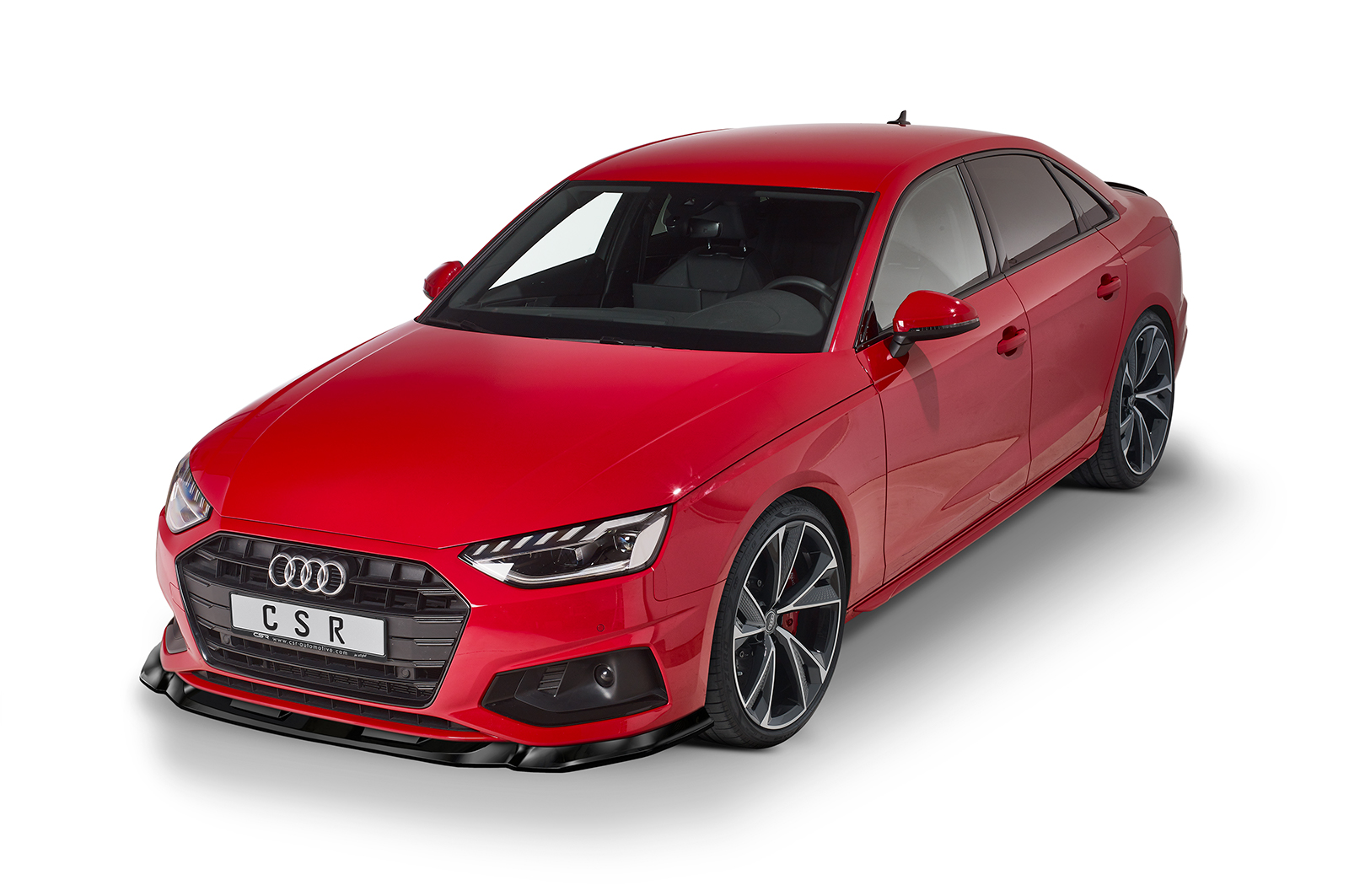 Lame de parechoc avant pour Audi A4 B9 (Typ 8W) toutes carrosseries (facelift) (depuis 05/2019) - Fabriqué en ABS (6 finitions au choix)