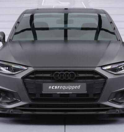 Lame de parechoc avant pour Audi A4 B9 (Typ 8W) toutes carrosseries (facelift) (depuis 05/2019) - Fabriqué en ABS (6 finitions au choix)