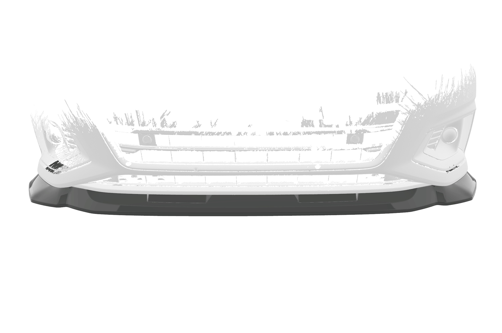Lame de parechoc avant pour Audi A4 B9 (Typ 8W) toutes carrosseries (facelift) (depuis 05/2019) - Fabriqué en ABS (6 finitions au choix)
