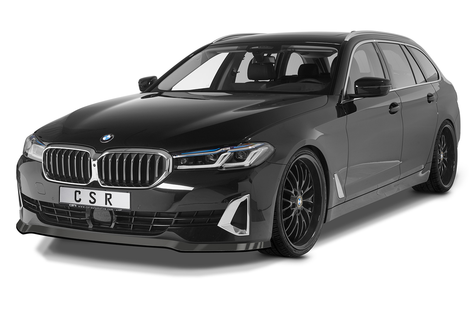 Lame de parechoc avant pour BMW Série 5 G30 / G31 finition de base Luxury Line (facelift) (depuis 2020) - Fabriqué en ABS (6 finitions au choix)